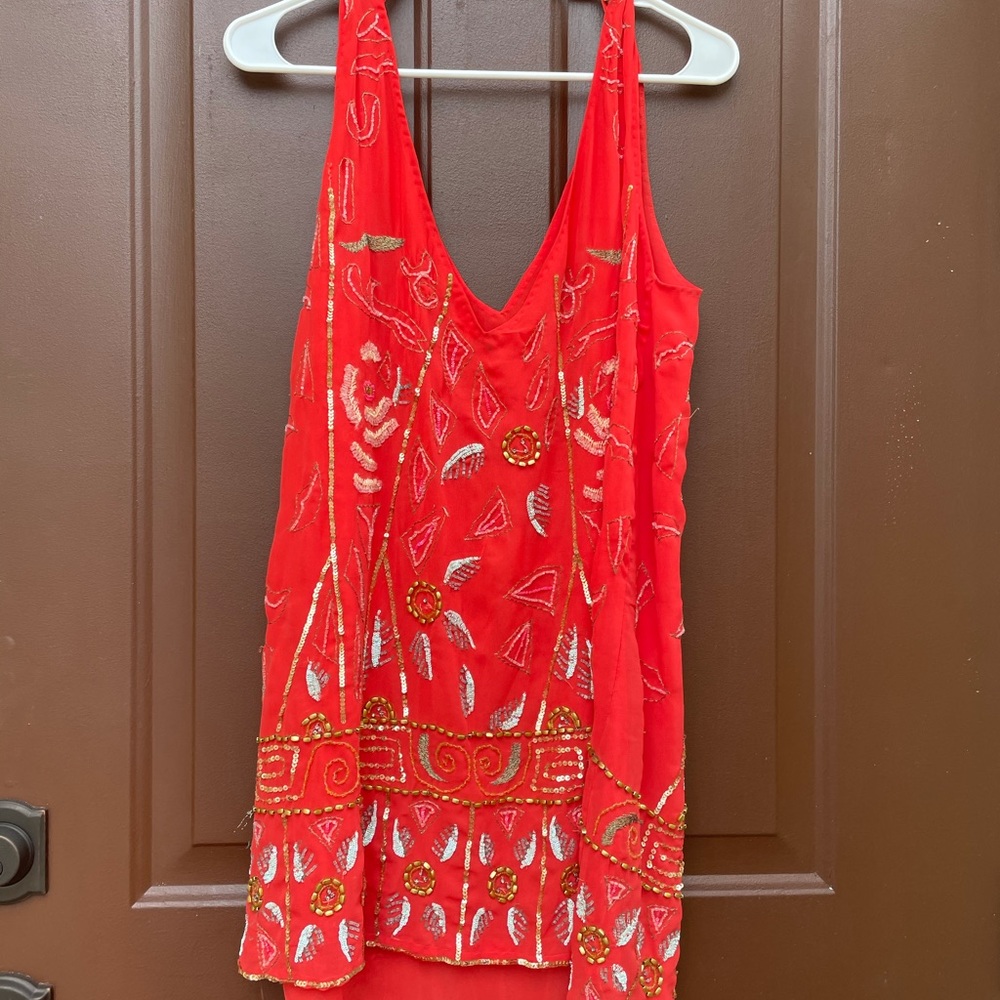 Free People Beaded dress